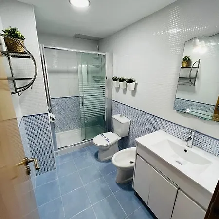 Lejlighed Situado En El Centro Con 3 Habitaciones, Dispone De Aire Acondicionado Y Wifi A 150m De La Playa Y El Castillo